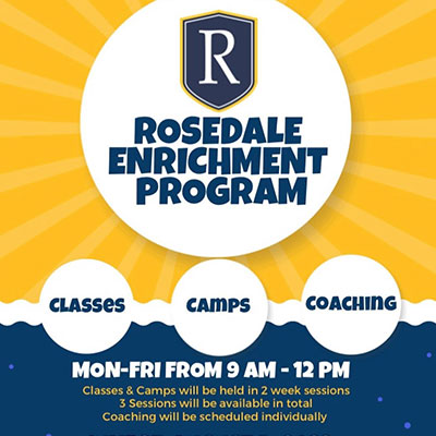 Rosedale Christian Academy • Reach - Cultivate - Achieve