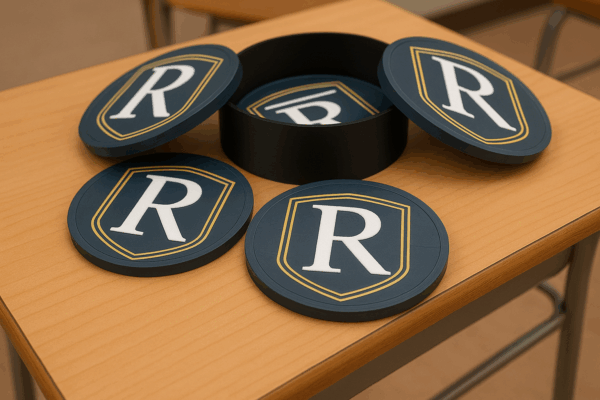 Rosedale Shield Coaster